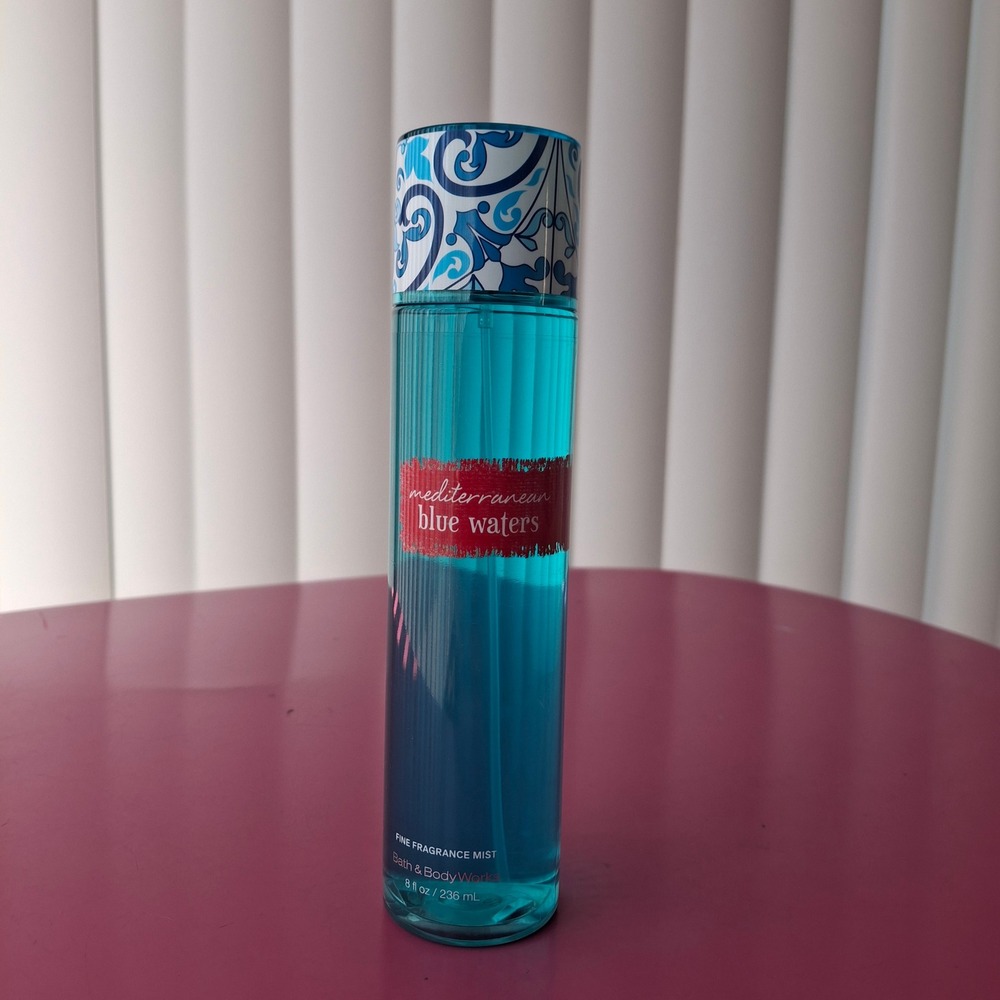 Bath & Body Works MEDITERRANEAN BLUE WATERS Fine Fragrance Mist 8 fl oz Retired